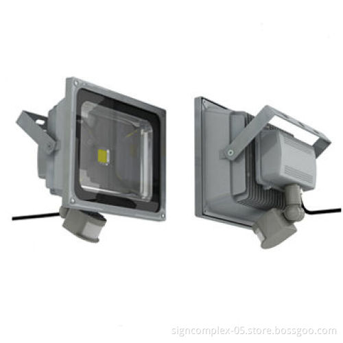 50W infrared and light detected LED floodlight can service over 50,000 hours/IP rating is up to Ip54